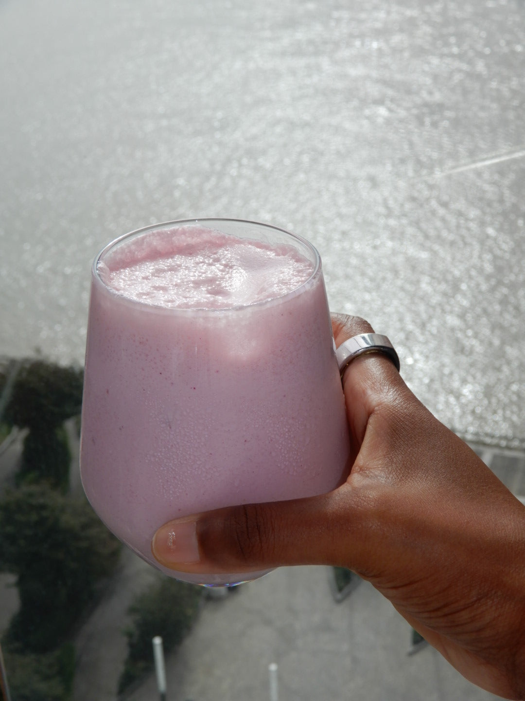 Pink-Spiced Lassi
